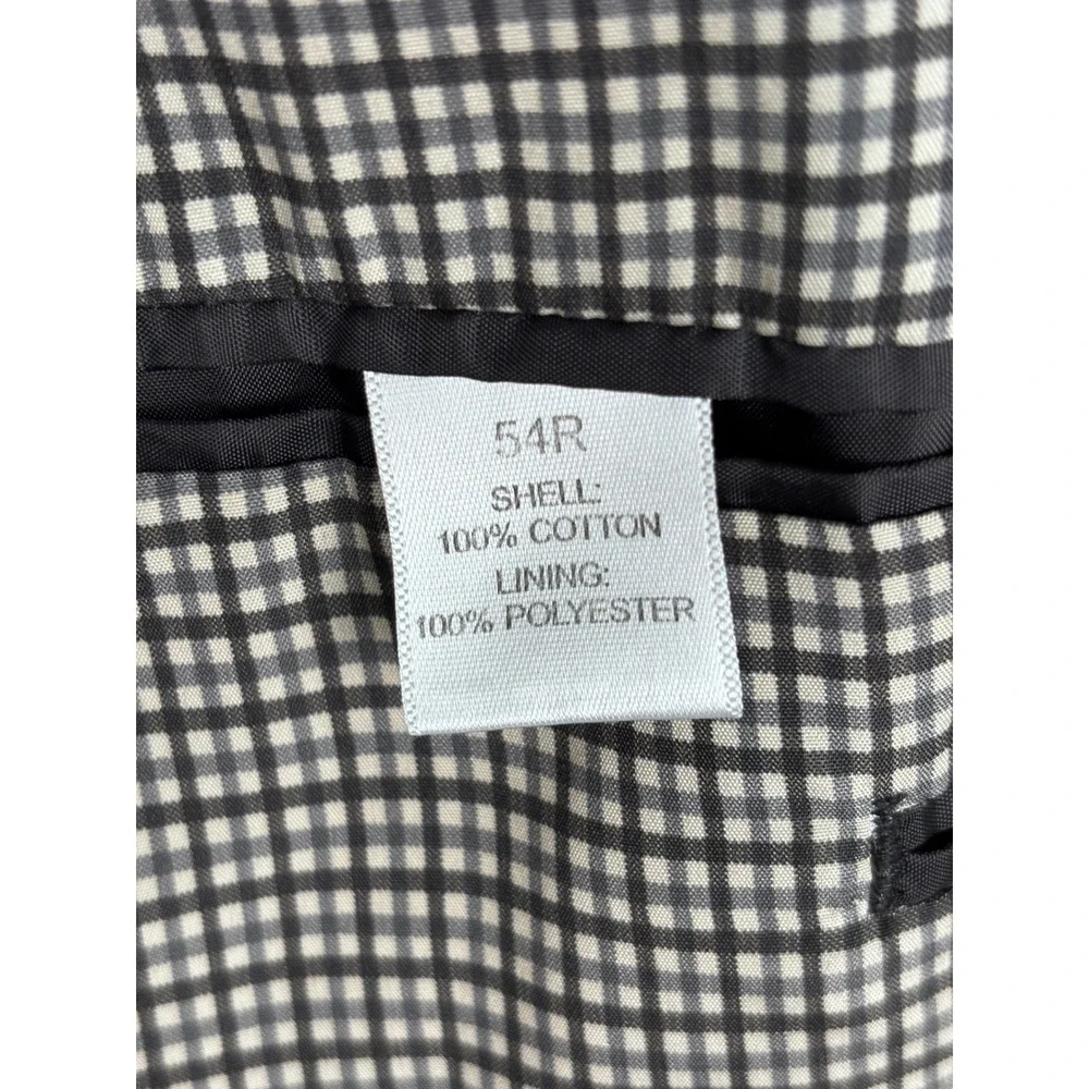 Saddlebred Heritage Corduroy Blazer Mens 54R Brown Cotton Sport Coat Jacket
